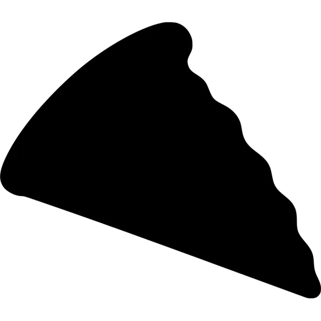 Pizza Slice Silhouette