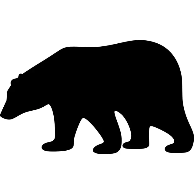 Polar Bear Silhouette