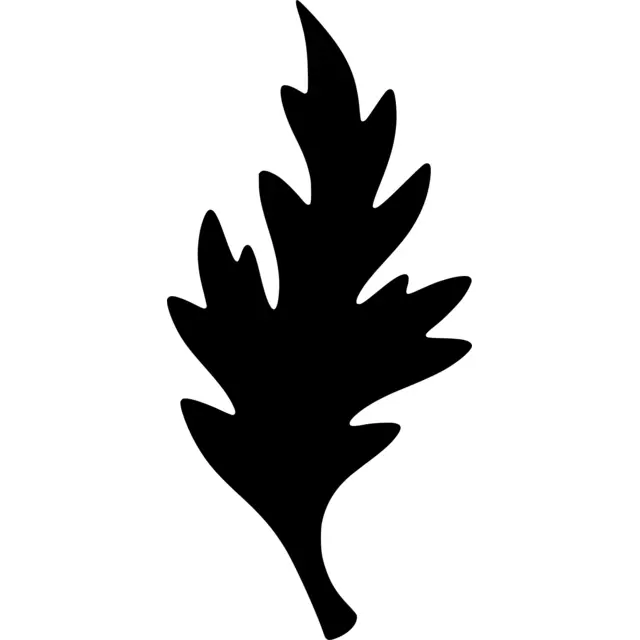 Poppy Leaf Silhouette