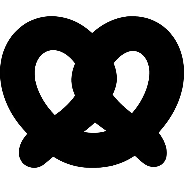 Pretzel Silhouette