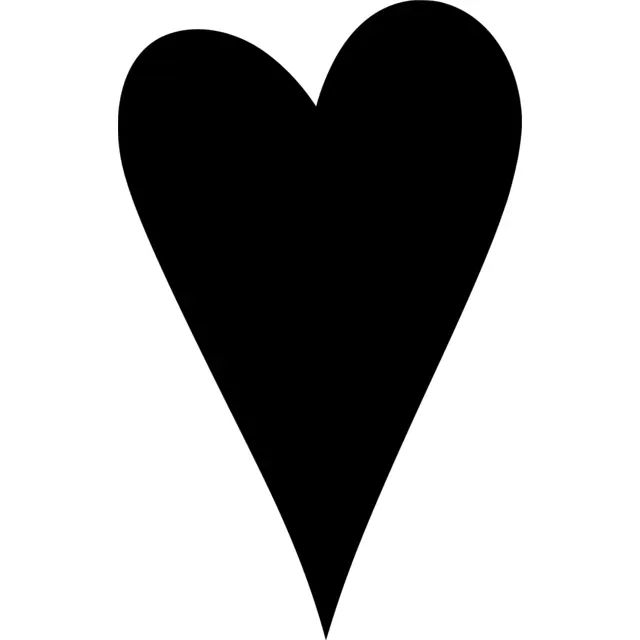 Primitive Heart Silhouette