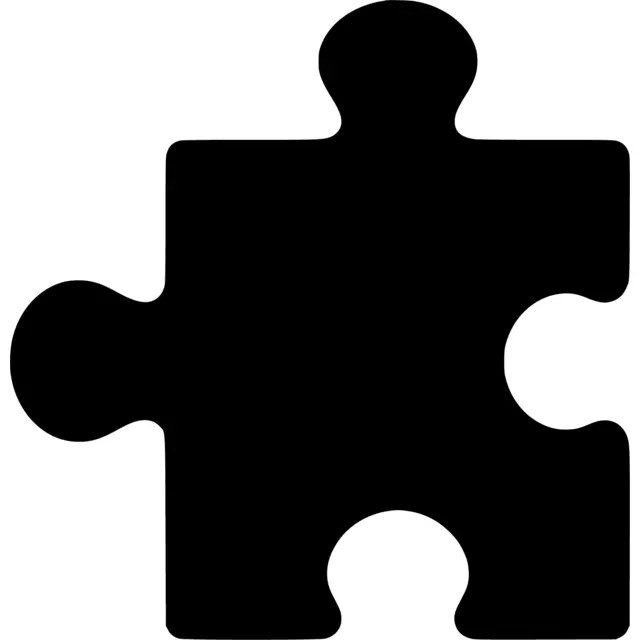 Puzzle Piece Silhouette