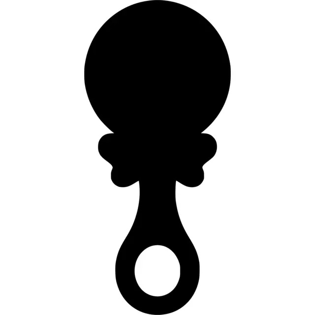 Rattle Silhouette