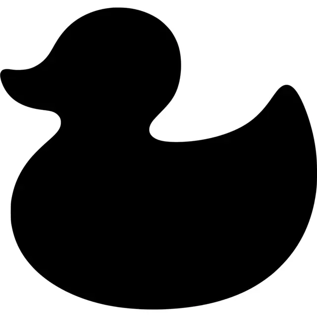 Rubber Duck Silhouette