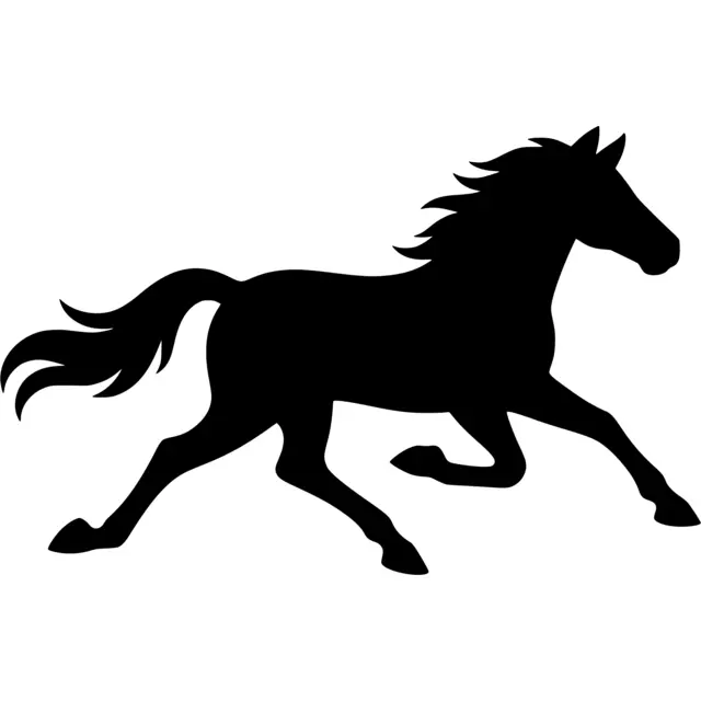 Running Horse Silhouette