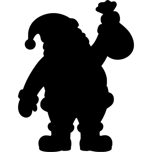 Santa Claus Silhouette