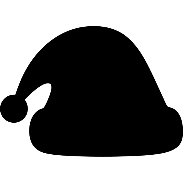 Santa Hat Silhouette
