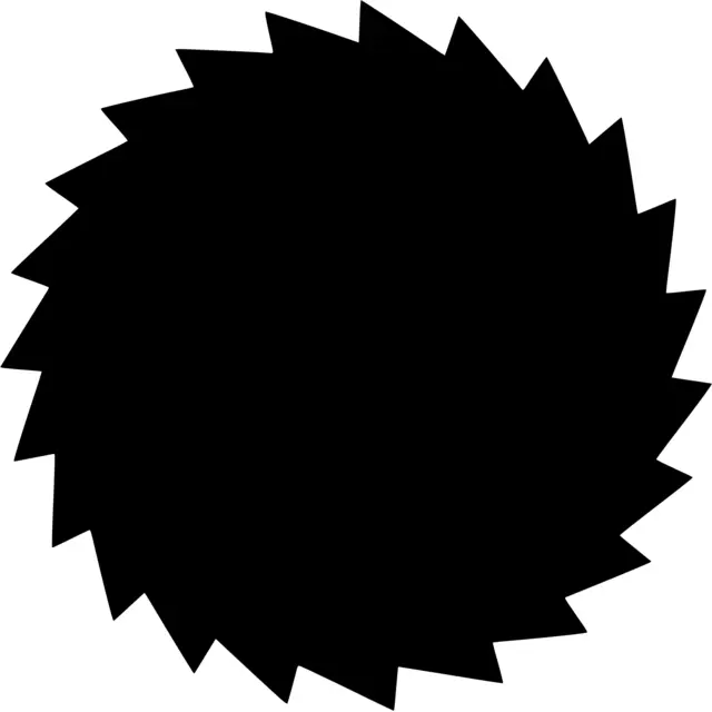 Saw Blade Silhouette