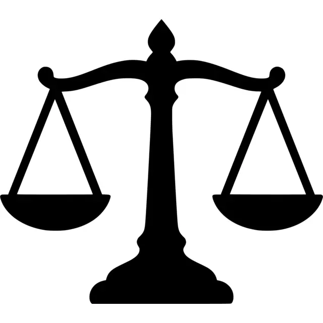 Scales Of Justice Silhouette