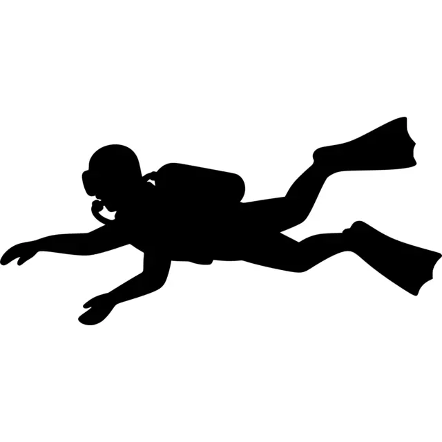 Scuba Diver Silhouette