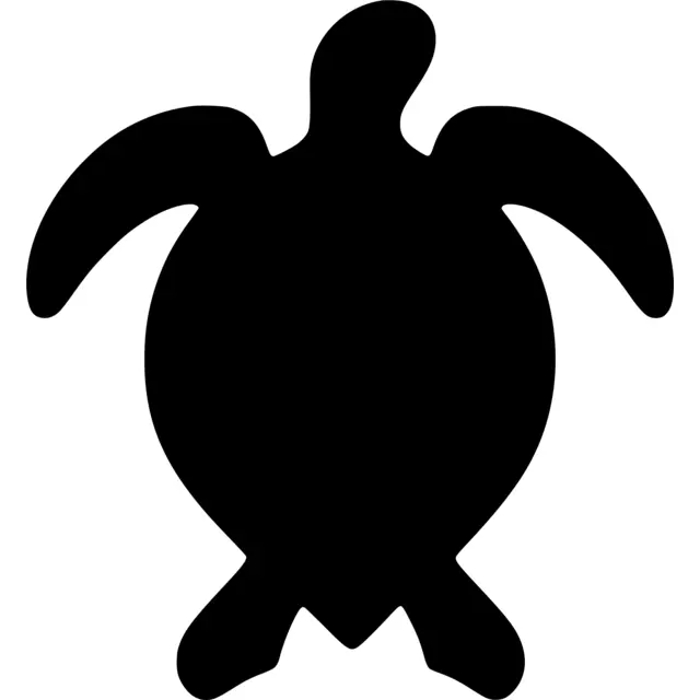 Sea Turtle Silhouette
