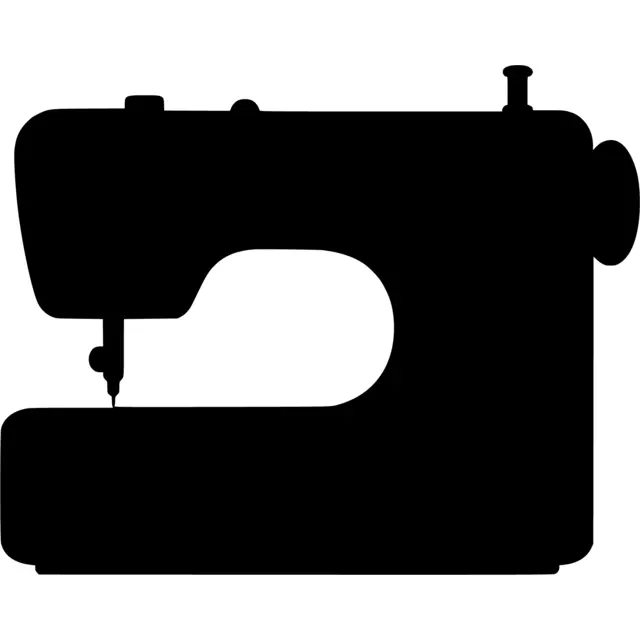 Sewing Machine Silhouette