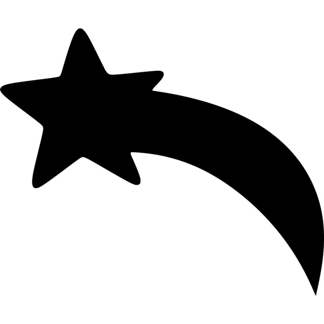 Shooting Star Silhouette
