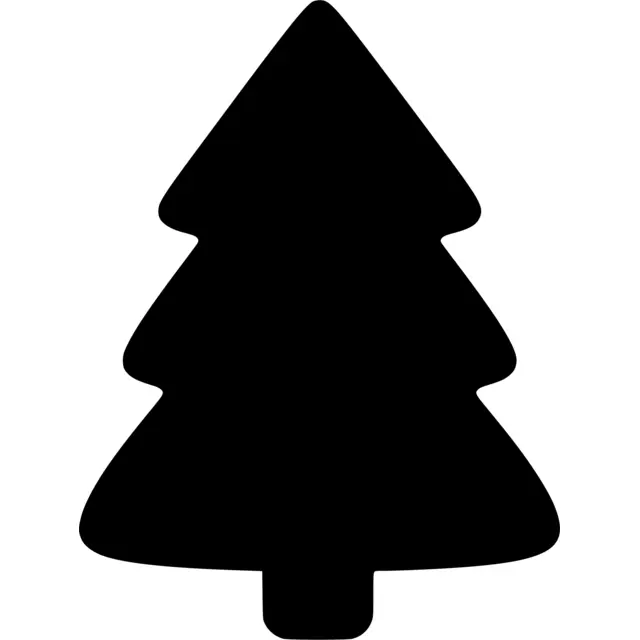 Simple Christmas Tree Silhouette