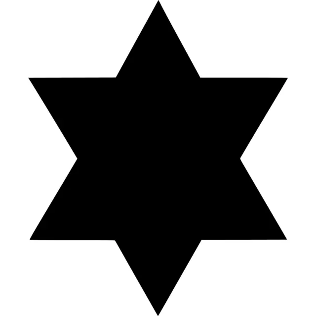 Six Pointed Star Silhouette
