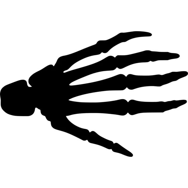 Skeleton Hand Silhouette