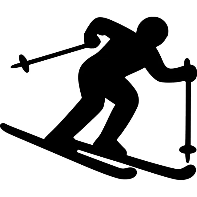Skier Silhouette
