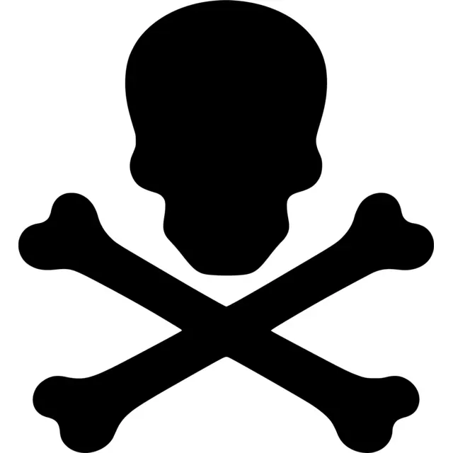 Skull And Crossbones Silhouette