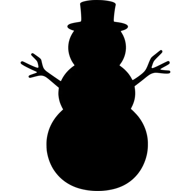 Snowman Silhouette