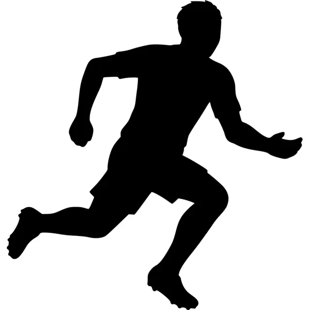 Soccer Player Silhouette