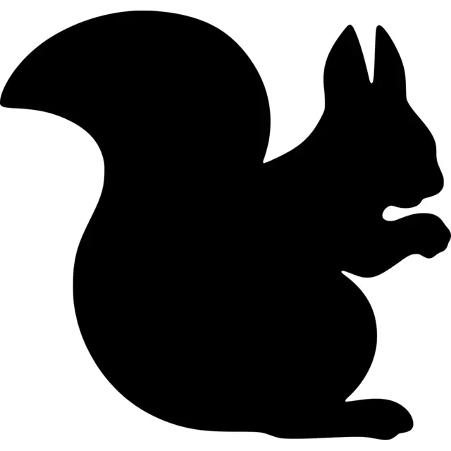 Squirrel Silhouette