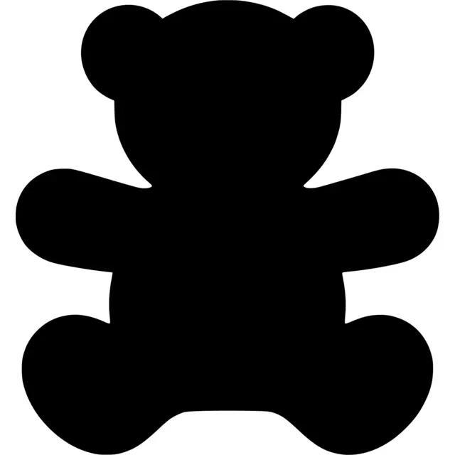 Teddy Bear Silhouette