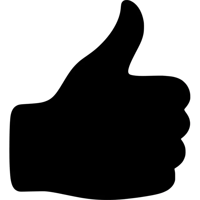 Thumbs Up Silhouette