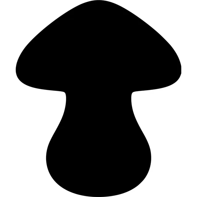 Toadstool Silhouette
