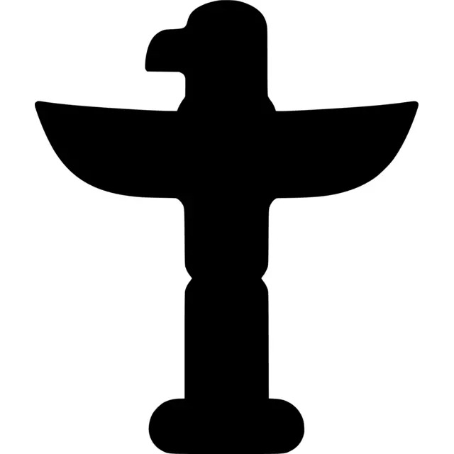 Totem Pole Silhouette