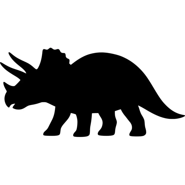 Triceratops Silhouette