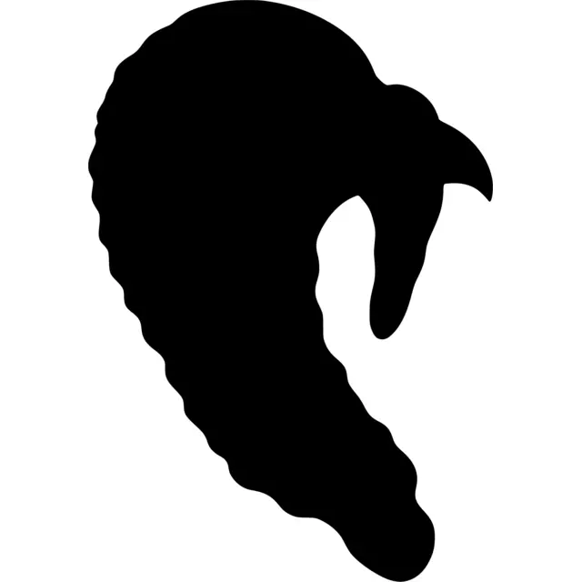 Turkey Head Silhouette