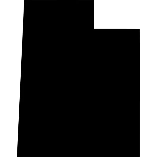 Utah Map Silhouette
