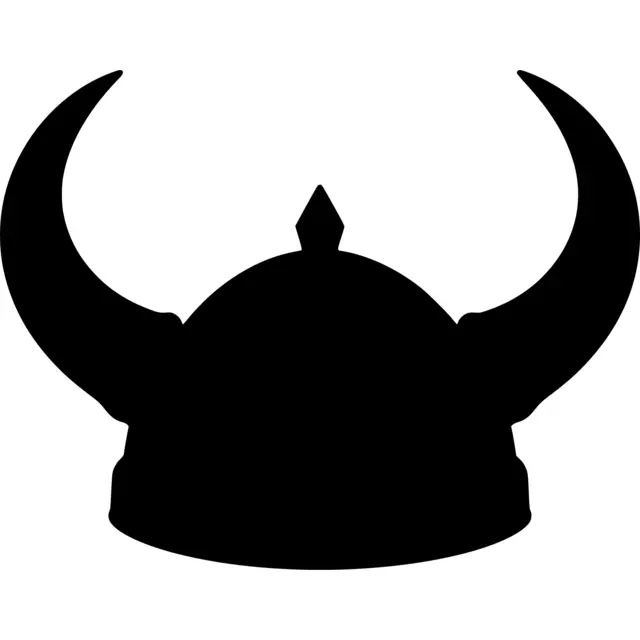 Viking Helmet Silhouette