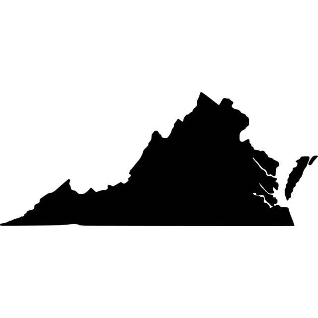 Virginia Map Silhouette