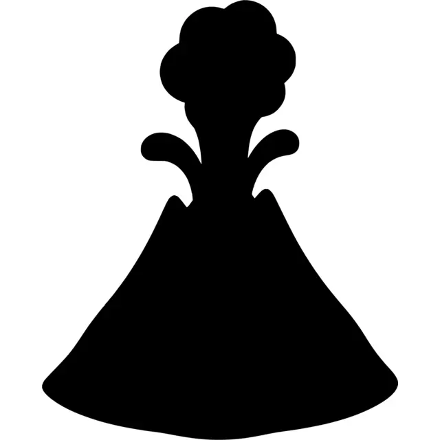 Volcano Silhouette