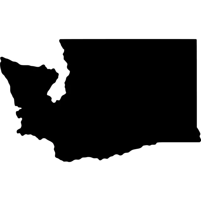 Washington Map Silhouette