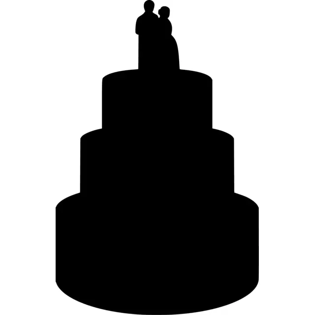 Wedding Cake Silhouette