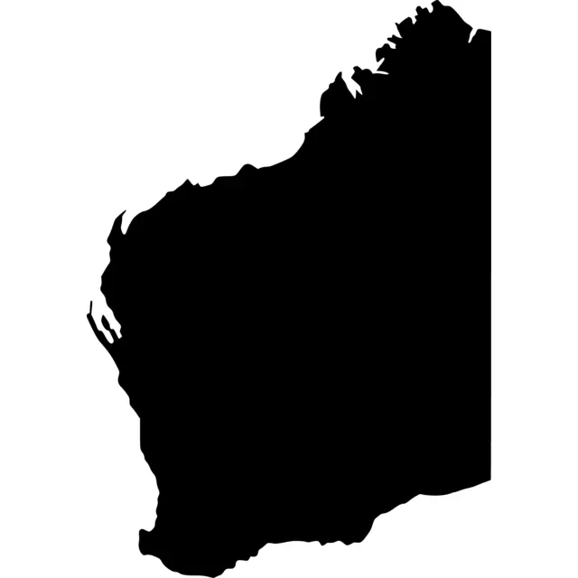 Western Australia Silhouette