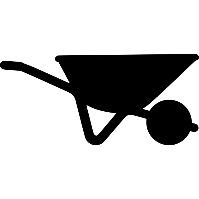 Wheelbarrow Silhouette