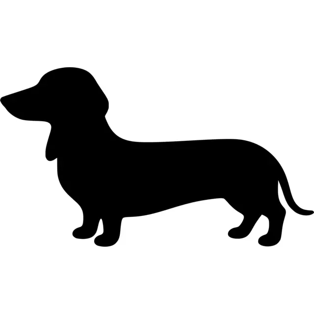 Wiener Dog Silhouette