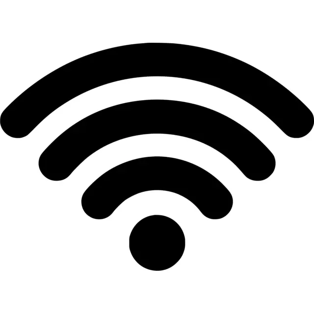 Wifi Symbol Silhouette