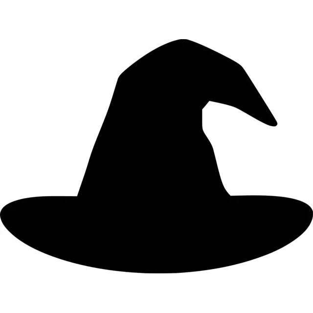 Witch Hat Silhouette